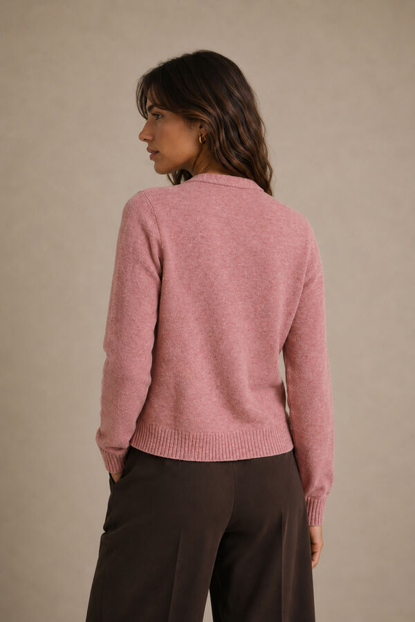 Vila Basic knit cardigan Purple