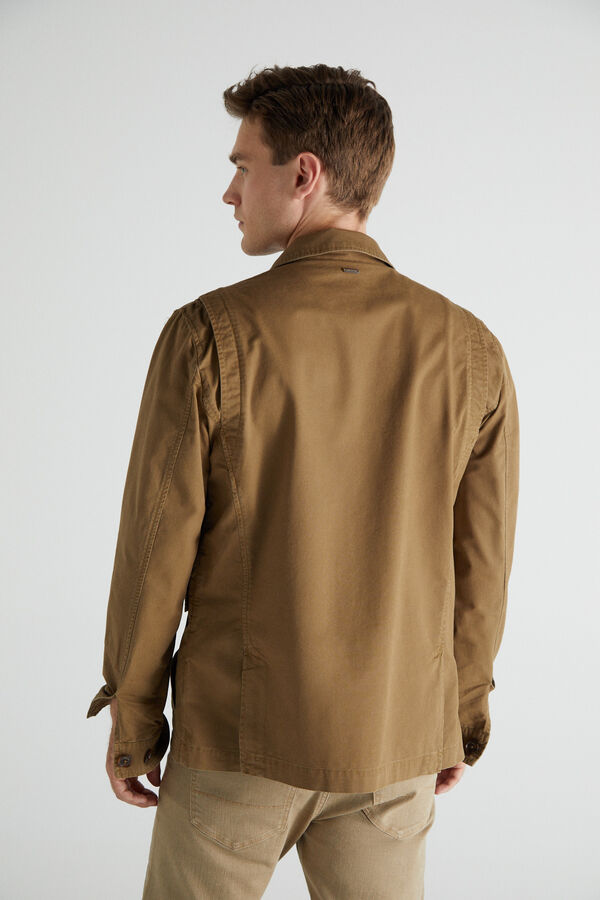 Cortefiel Safari jacket Brown