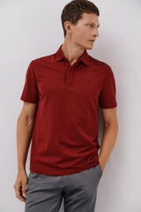 Cortefiel Polo regular fit Granate