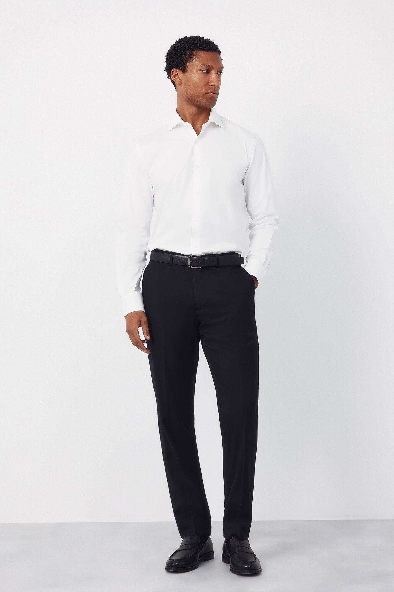 Cortefiel Plain easy-iron dress shirt