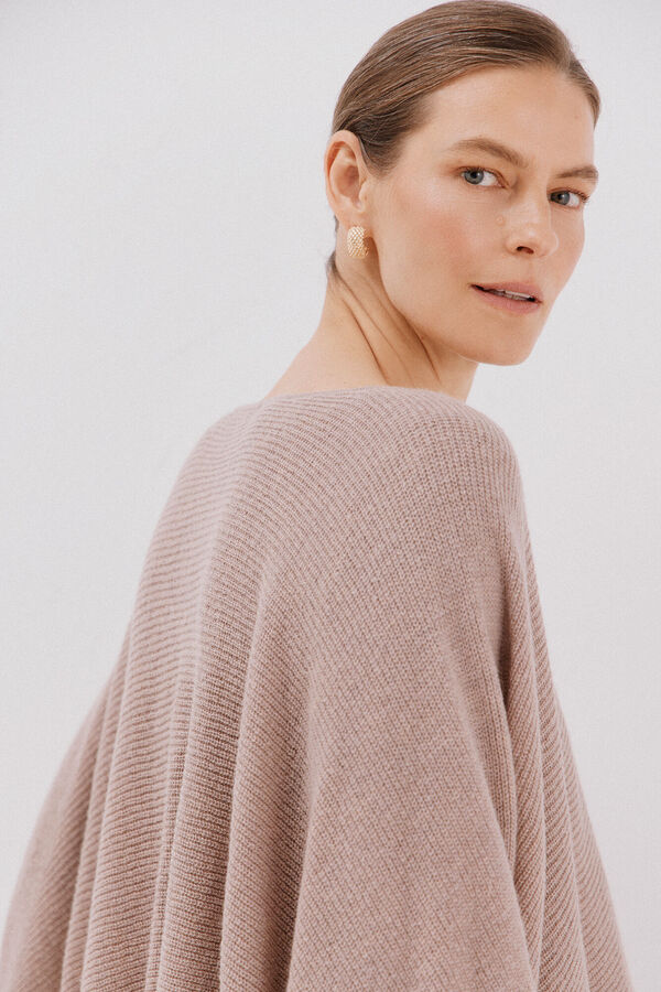 Cortefiel Jersey built-in layer Beige