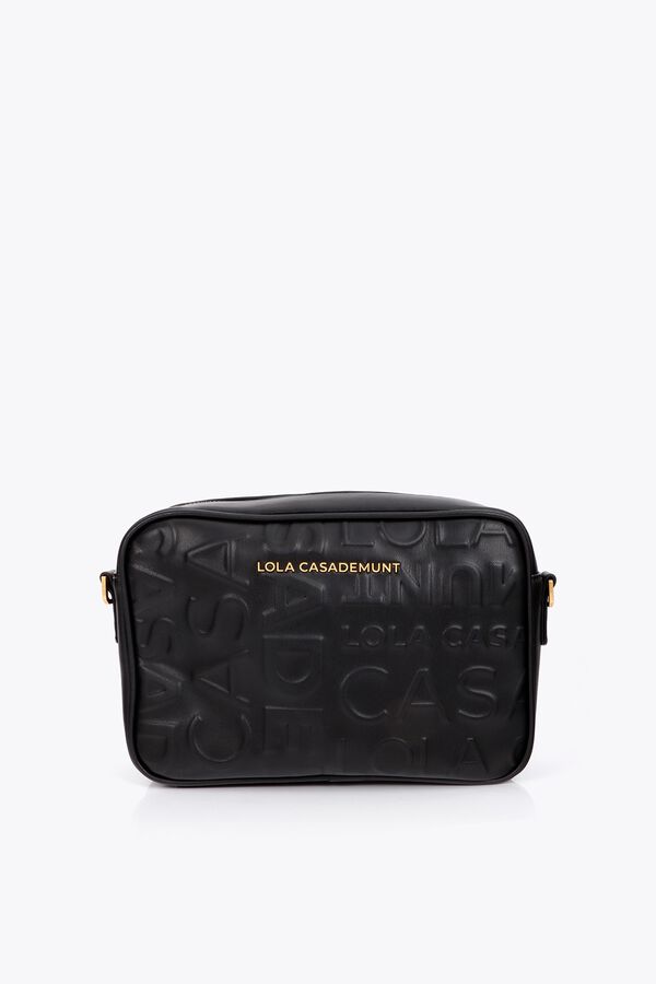 Lola Casademunt Monogram basic crossbody Black