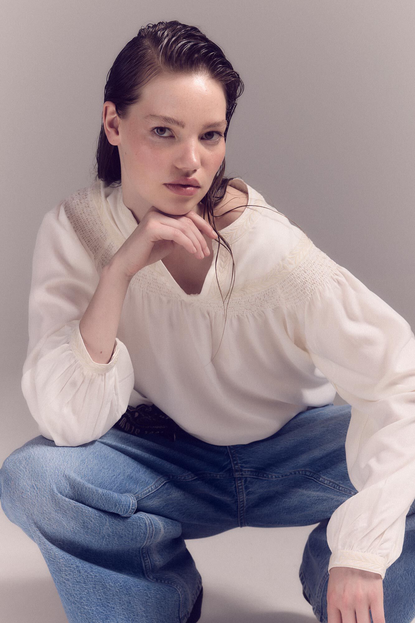 Cortefiel blusas blancas new arrivals