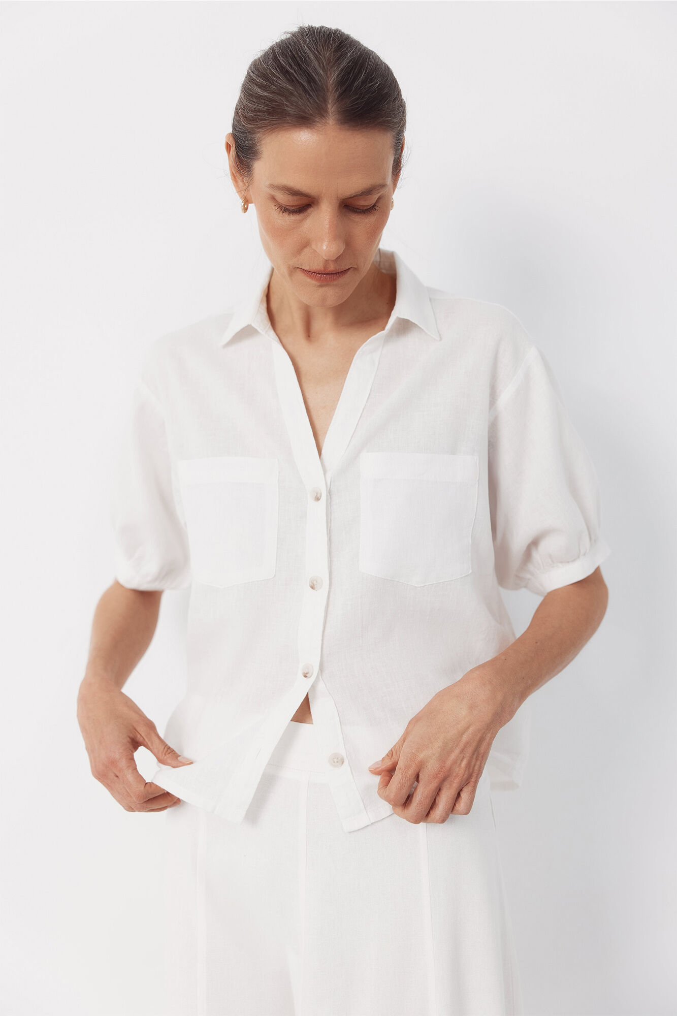 Cortefiel Rustic short sleeve shirt