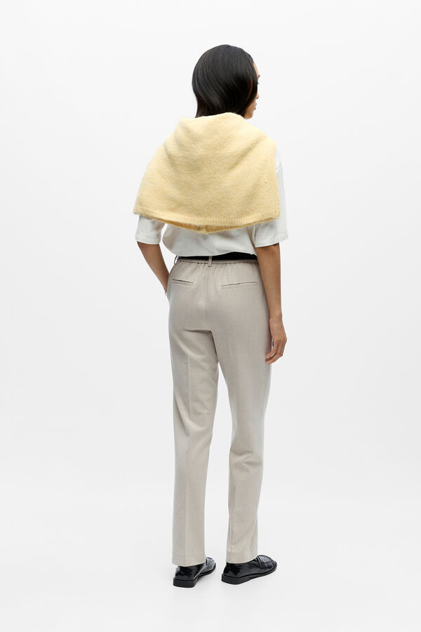 Object Pantal&oacute;n de corte recto Beige