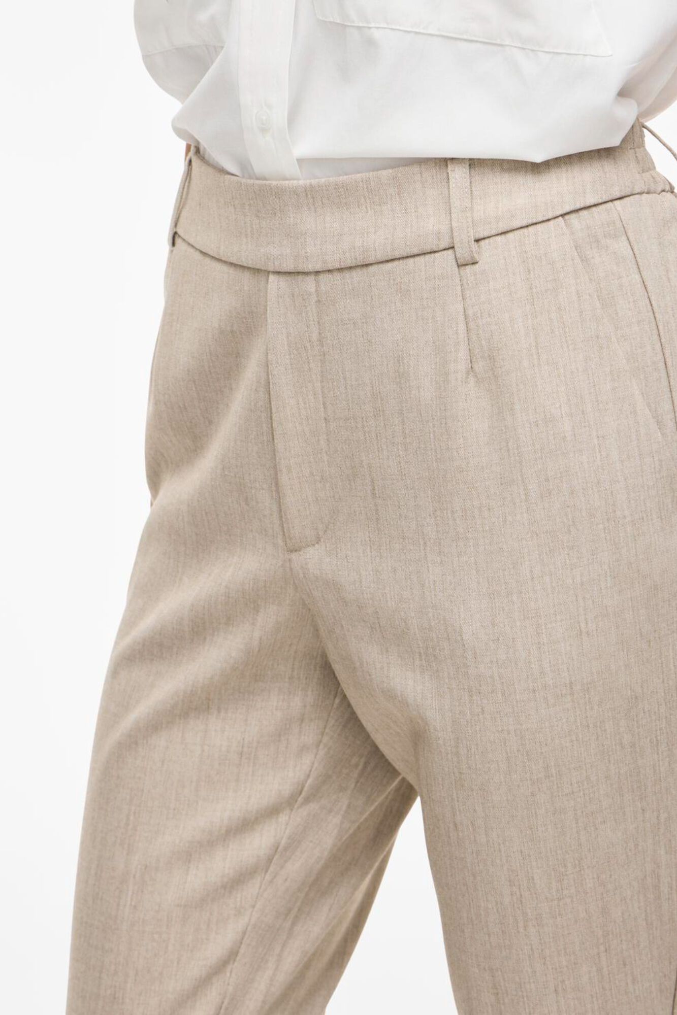 Vila Cal&ccedil;a de vestir comprida tornozelo em viscose