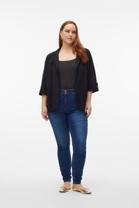 Vero Moda Curve Blazer de mulher aberto com aba tamanho grande