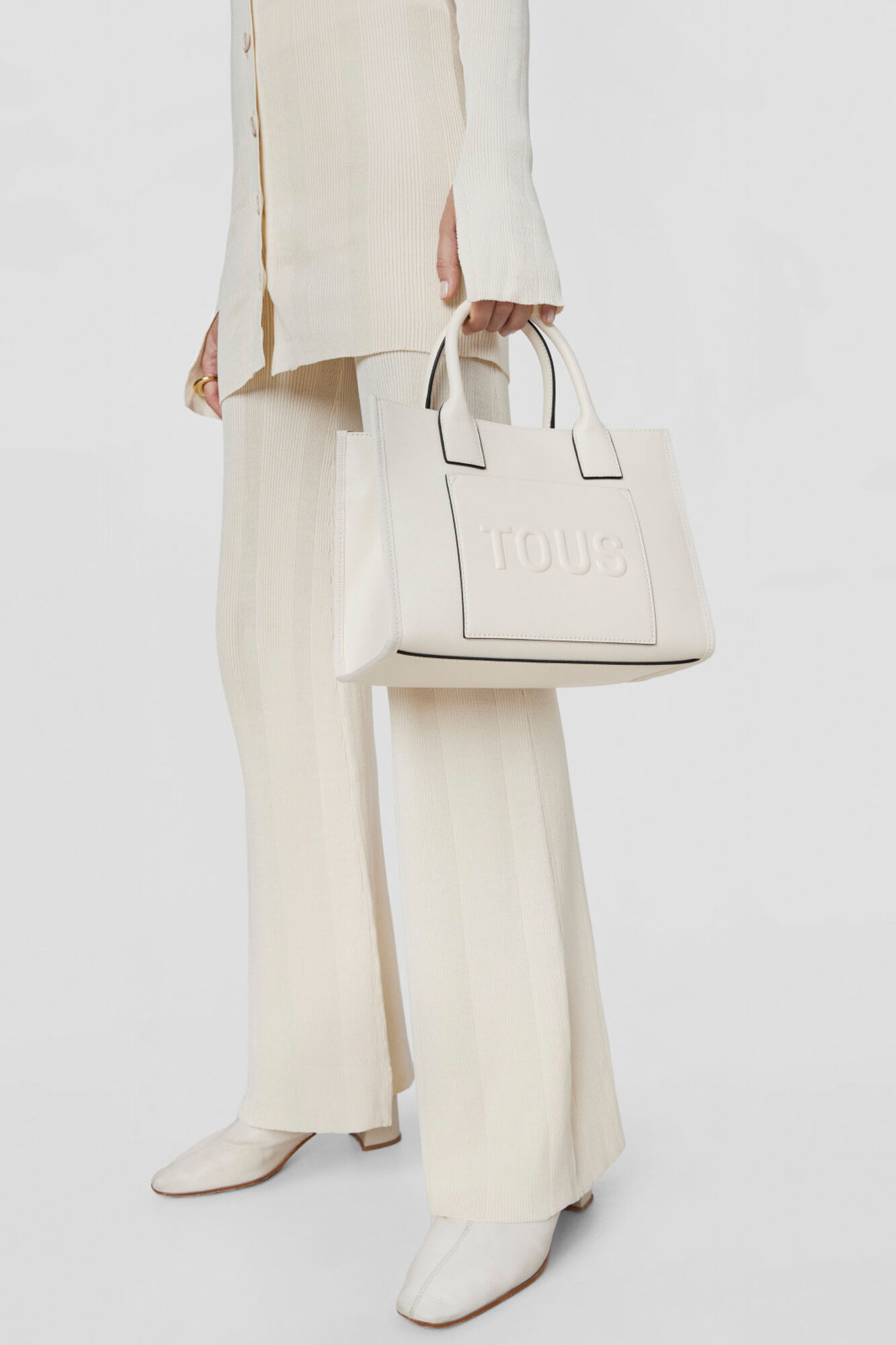 Medium ivory TOUS La Rue Amaya shopper bag Women s accessories