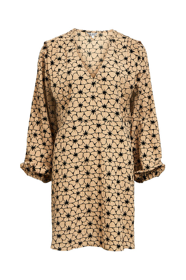 Object Vestido texturizado Castanho