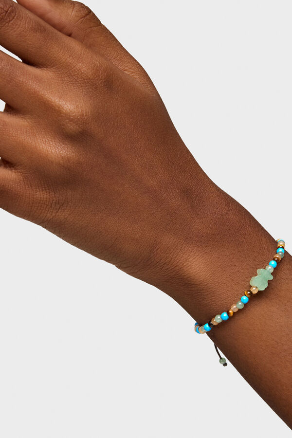 Tous Pulsera de gemas motivo oso Tibet Multicolor