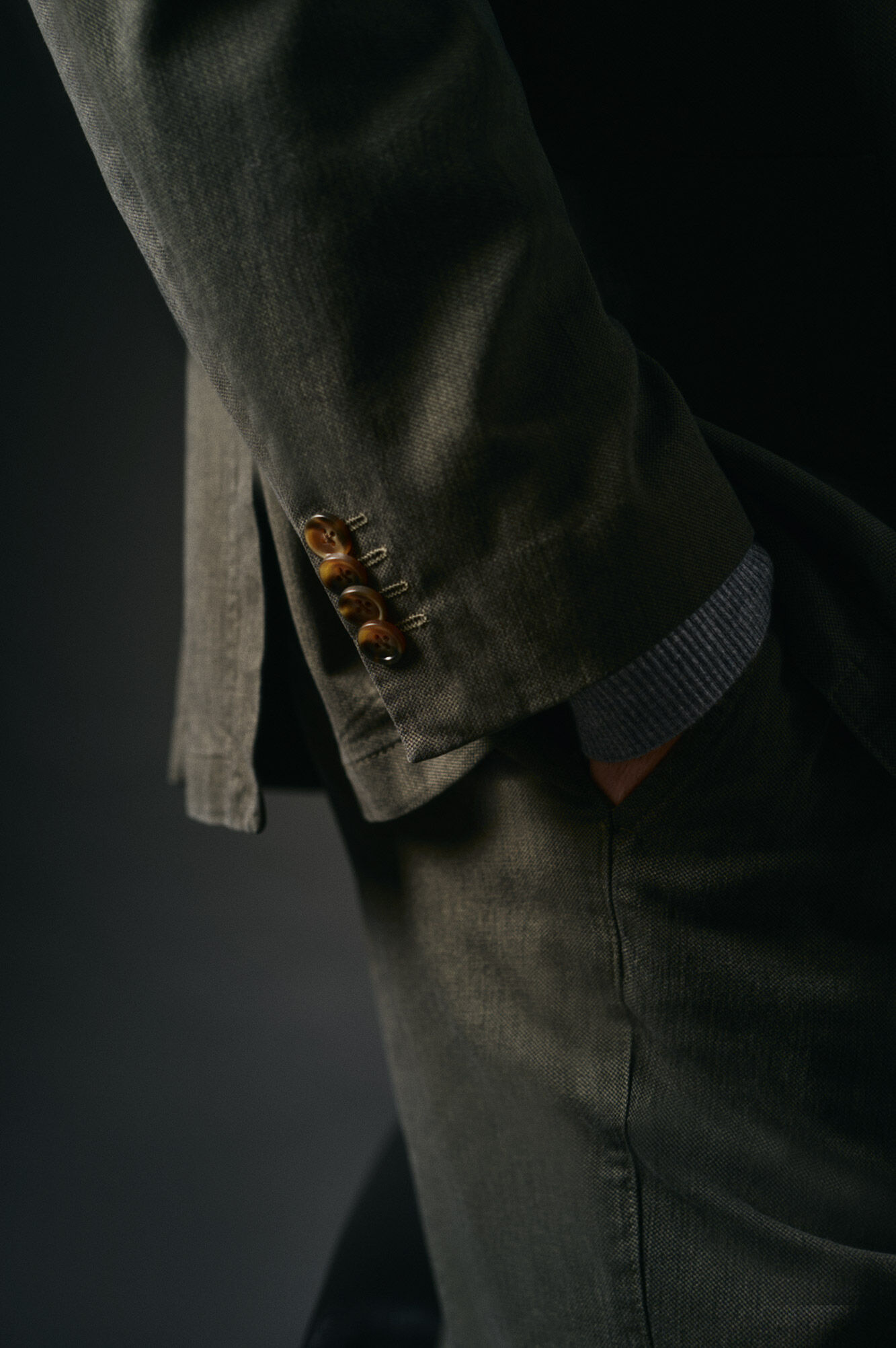 OOTO Americana traje algod&oacute;n coordinado