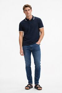Selected Polo manga curta piqu&eacute;