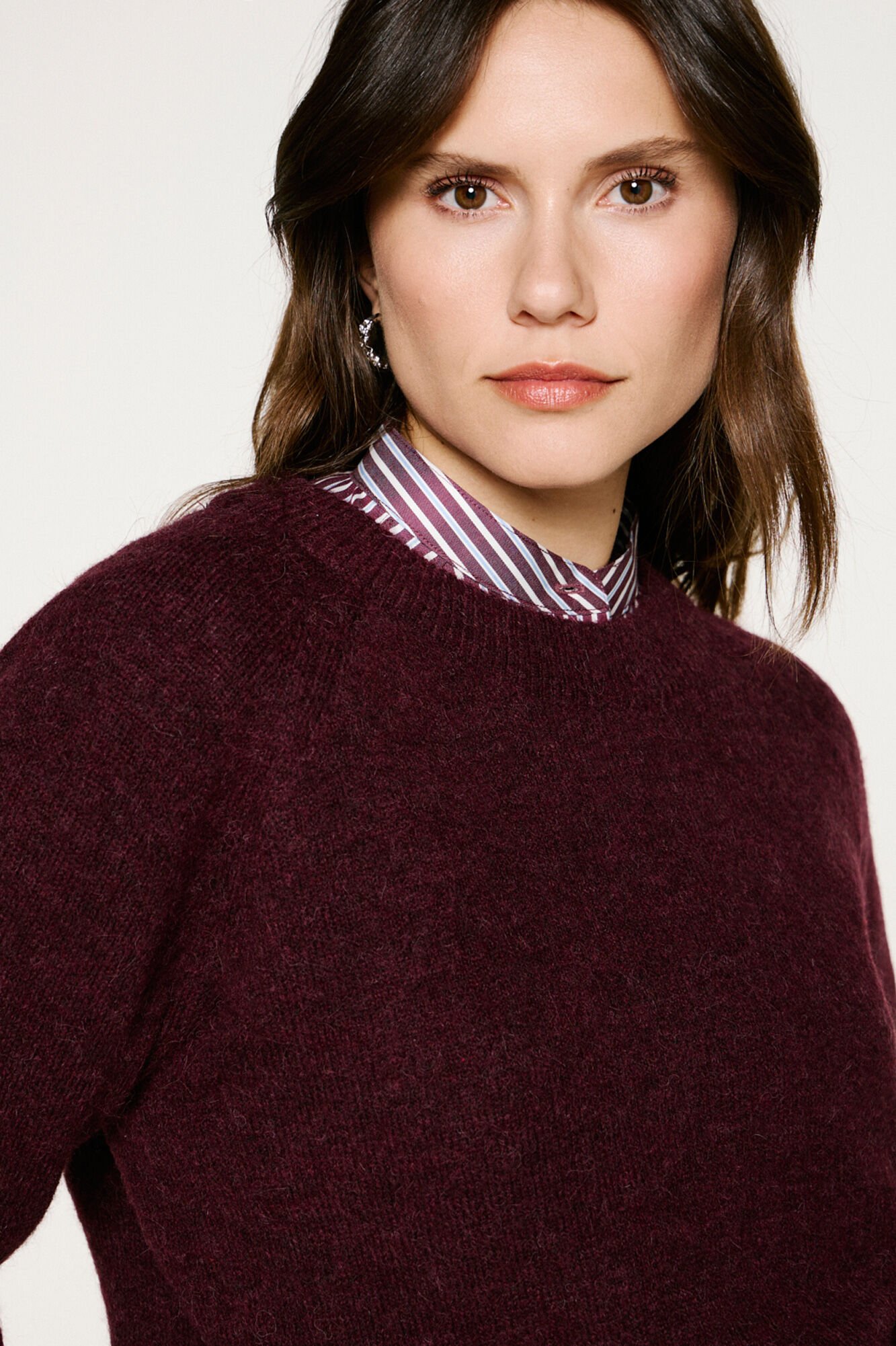 Selected Camisola de l&atilde; e alpaca