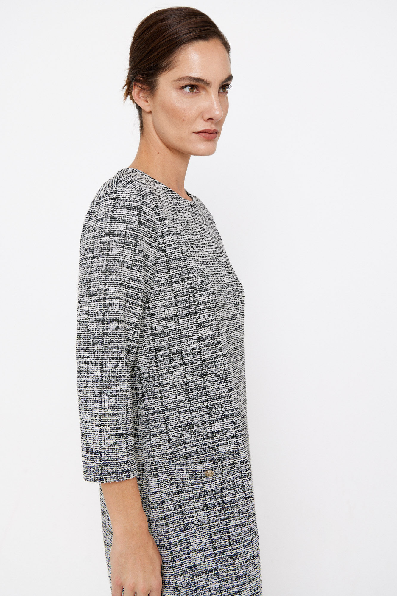 Tweed online tunic dress