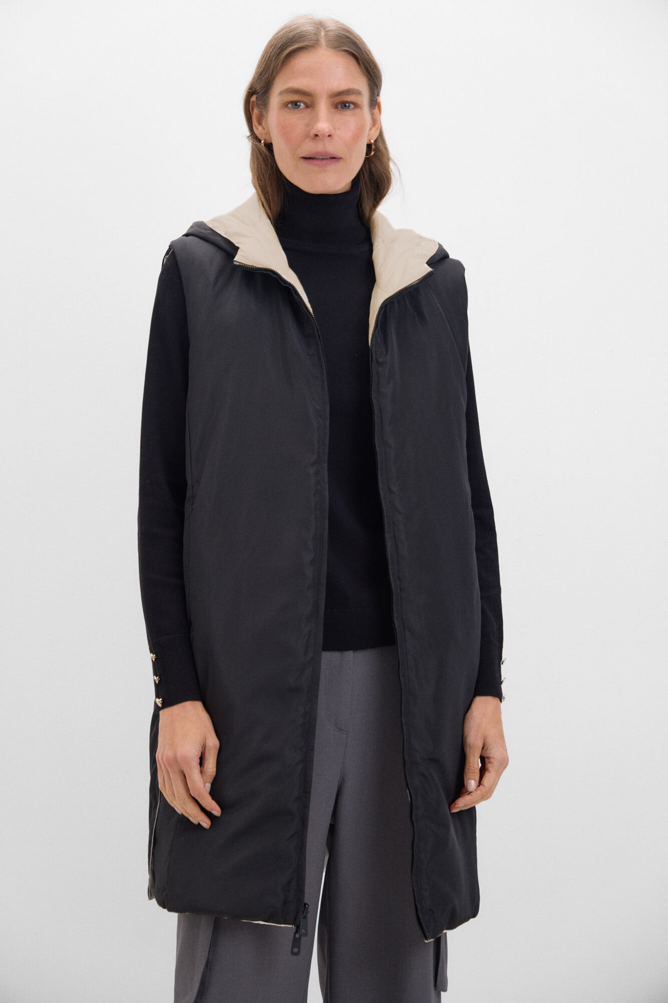 Cortefiel Long reversible THERMOLITE &reg; gilet