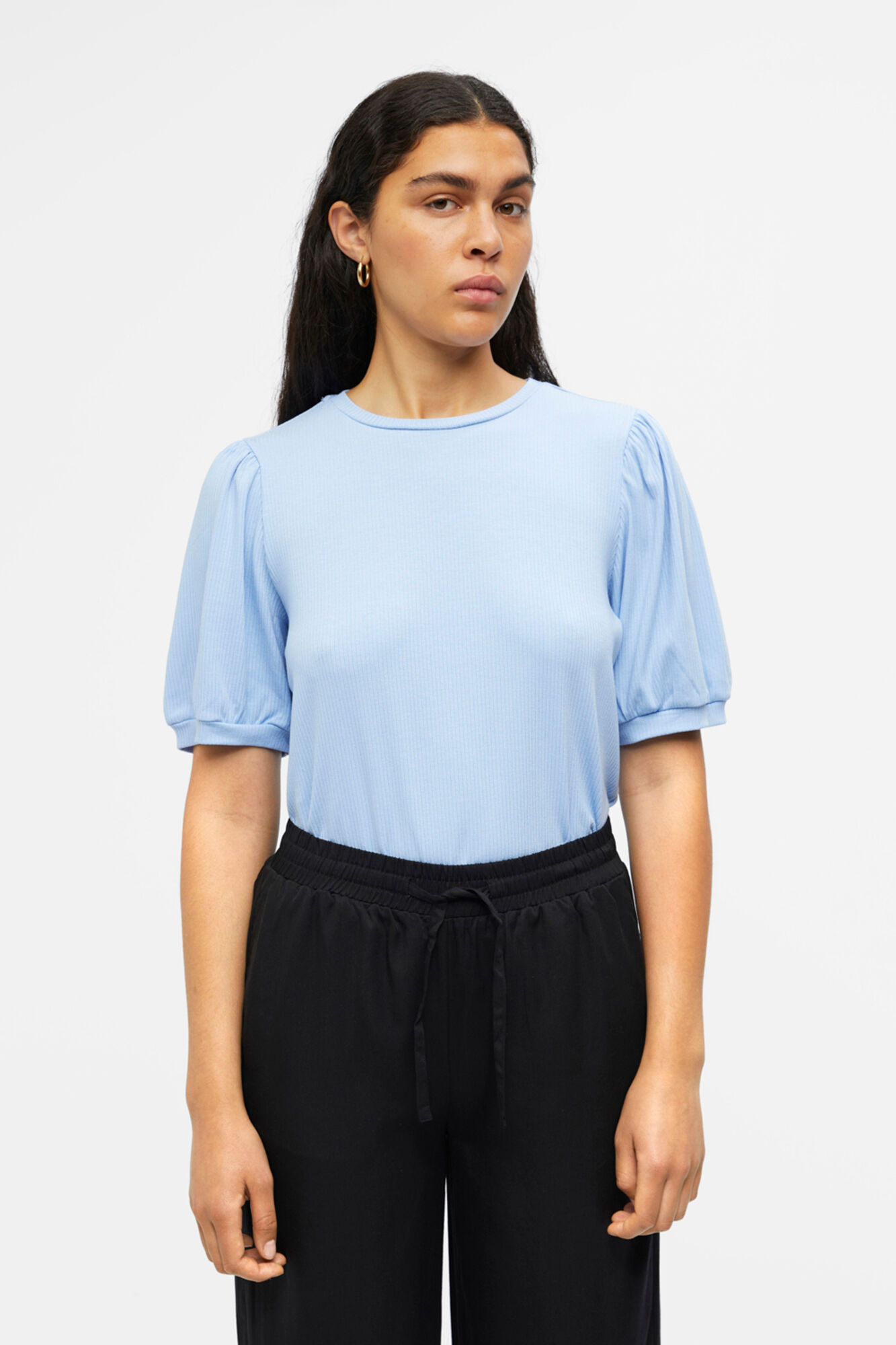 Object T-shirt com mangas bal&atilde;o