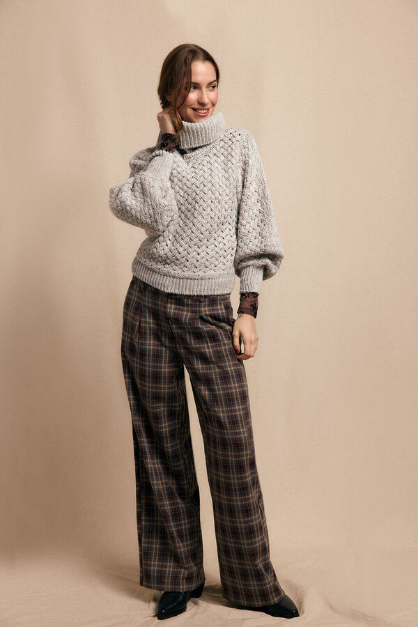 Slowlove Jersey punto cesta Cinzento