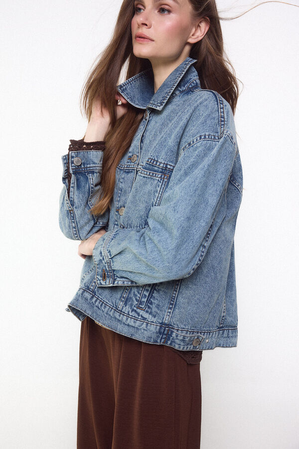 Slowlove Cazadora denim trucker Blue