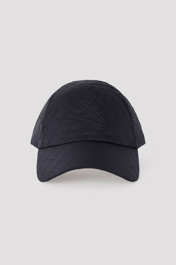 Cortefiel Puffer beanie Black