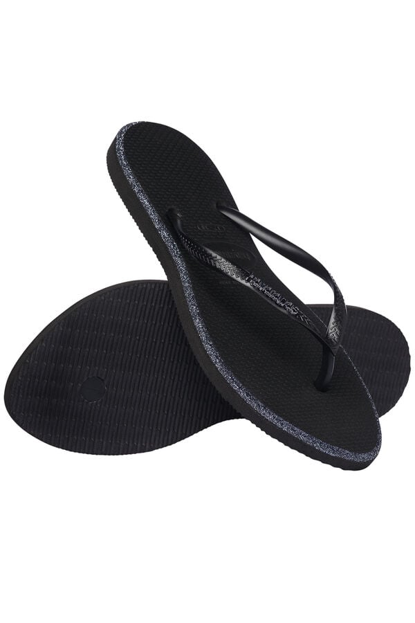 Havaianas Glitter Slim Point sandals Black