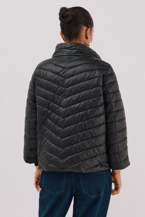 Cortefiel Reversible Thermolite® jacket Black