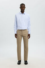 Selected Camisa social slim fit Azul