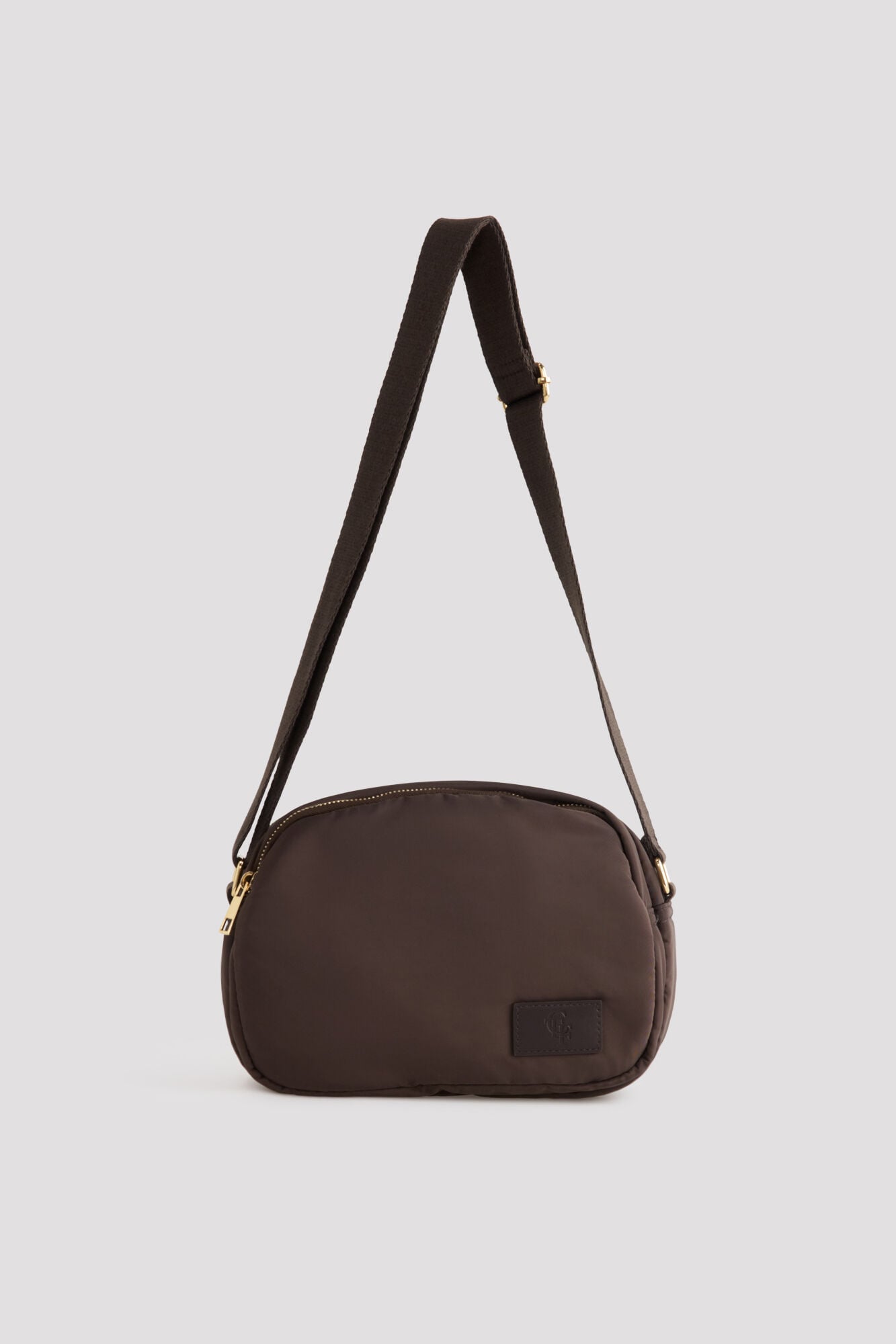 Cortefiel Puffer fabric crossbody bag