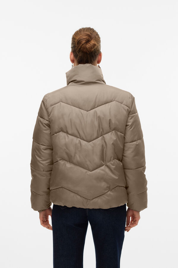 Vero Moda Casaco acolchoada feminina Castanho