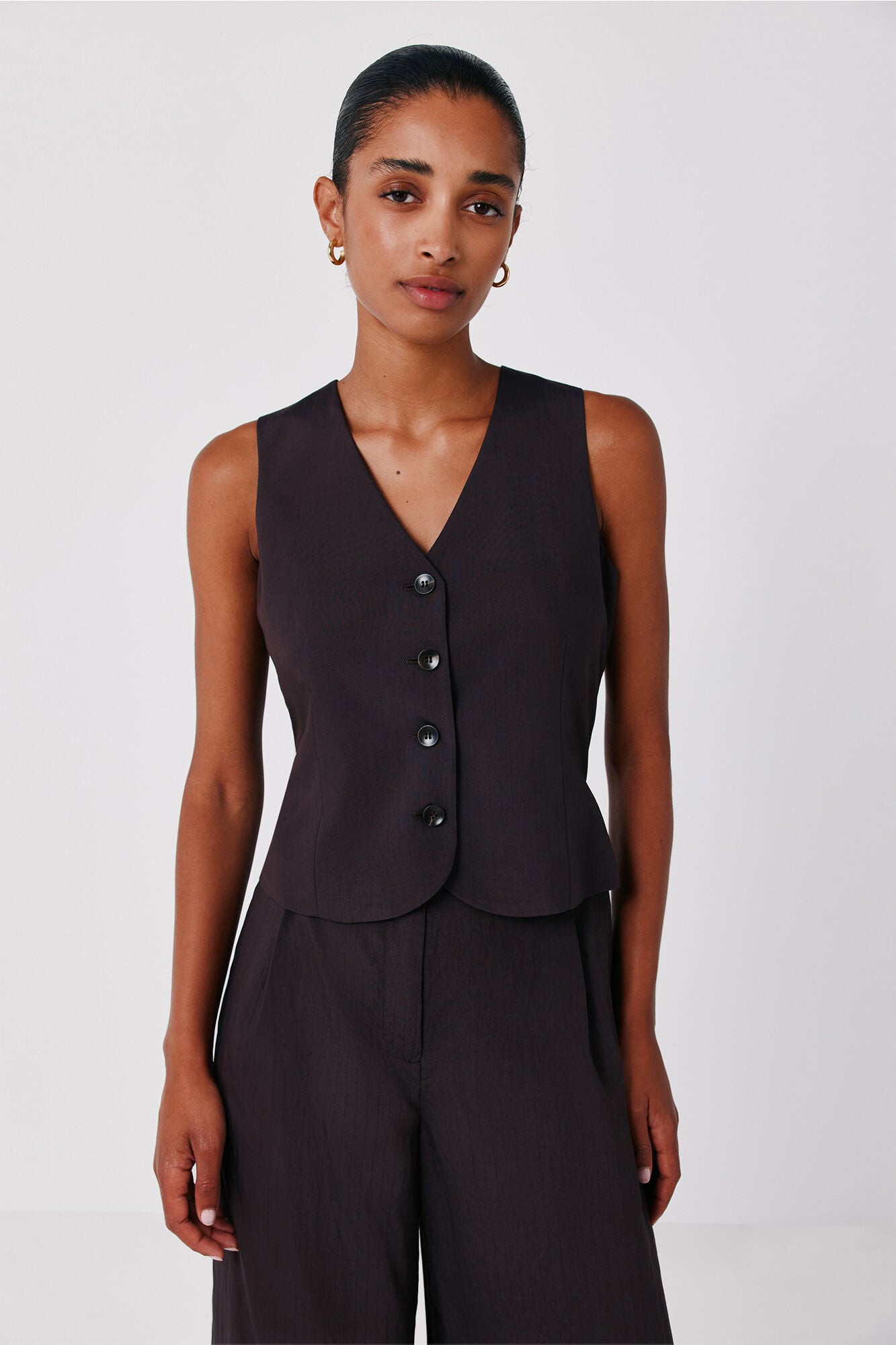 Cortefiel Pinstripe jumpsuit