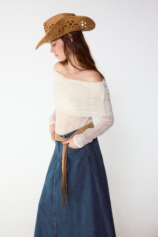 Slowlove Top lencero Marfil