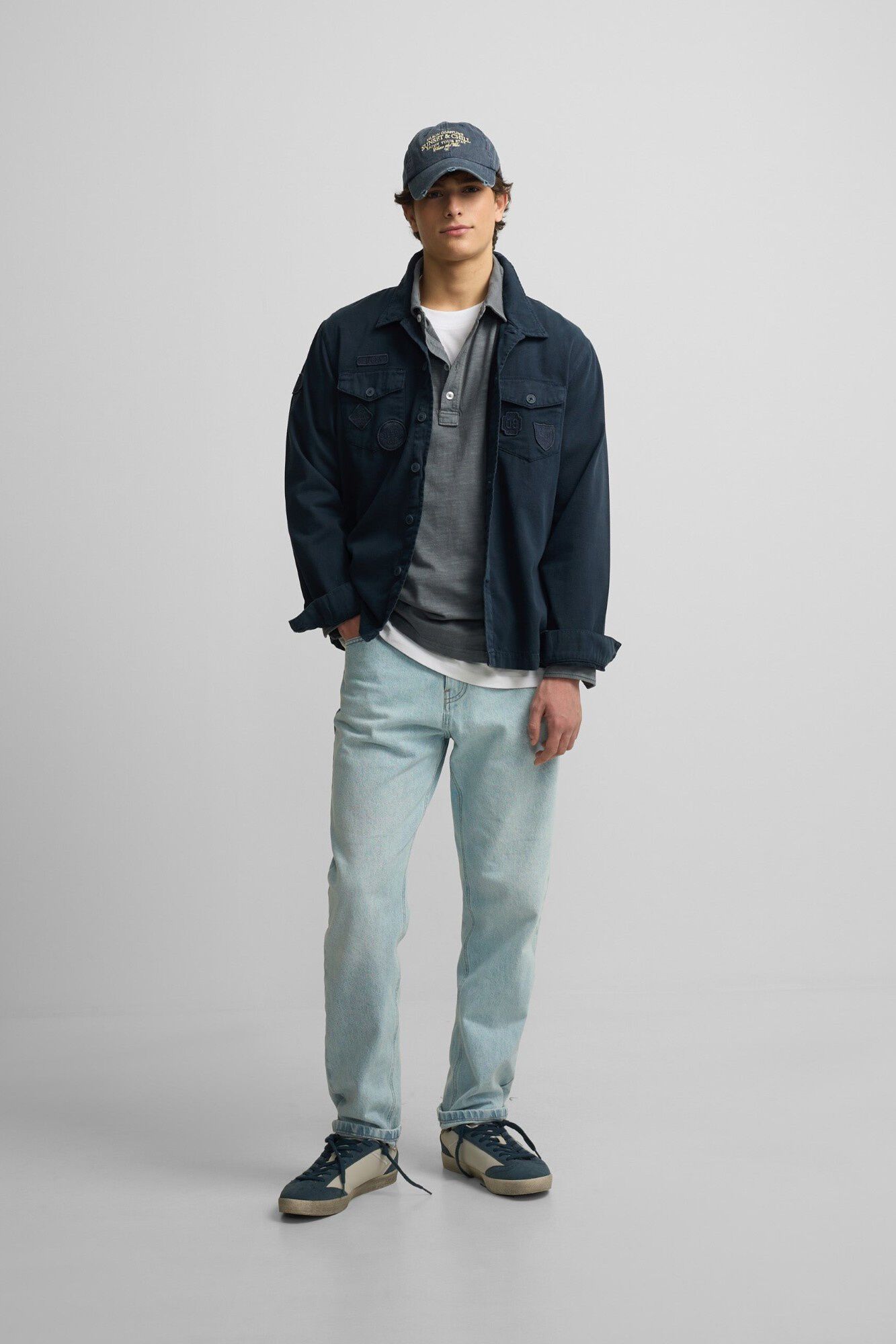 Silbon Patches overshirt