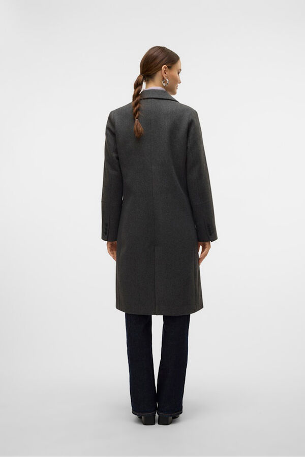 Vero Moda Medidas do sobretudo tecido Cinzento