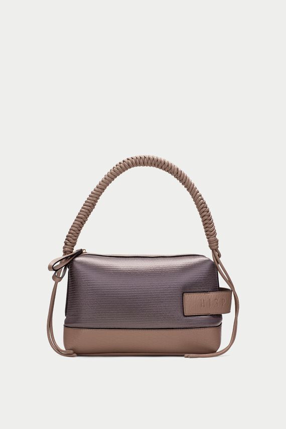 Bolso de hombro correa trenzada