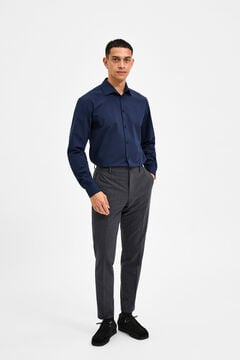 Cortefiel Camisa manga larga Slim Azul