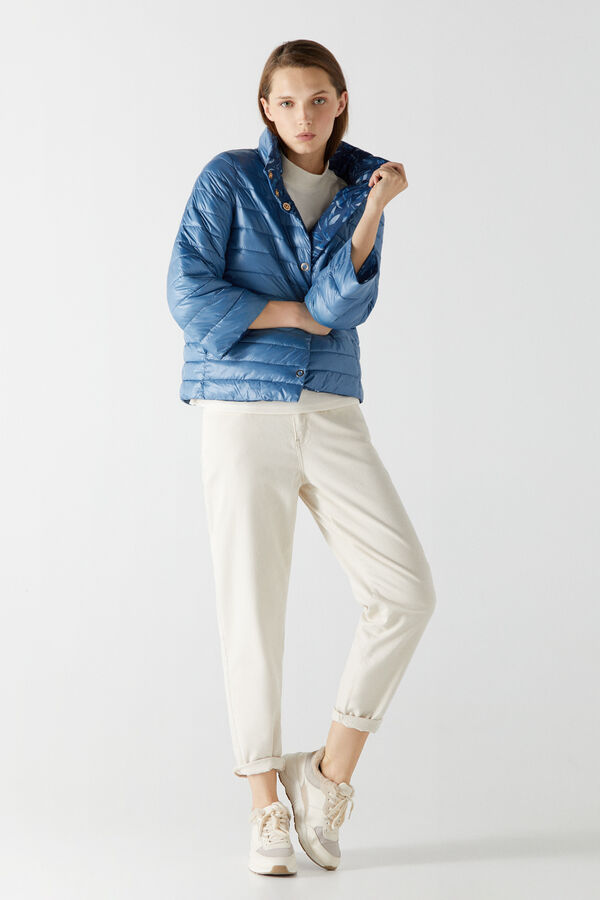 Cortefiel Blazer acolchoado revers&iacute;vel Azul