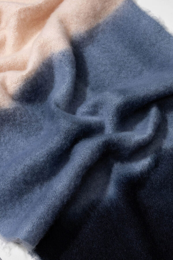 Vilanova Cachecol Tricolor Manta Azul