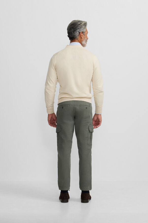 Silbon Casaco de malha clássico Tostado