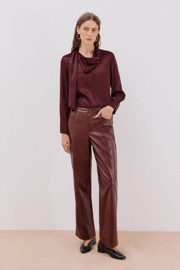 Cortefiel Bow bow or tie Maroon