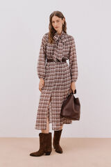 Cortefiel Flowing printed dress Multicolour
