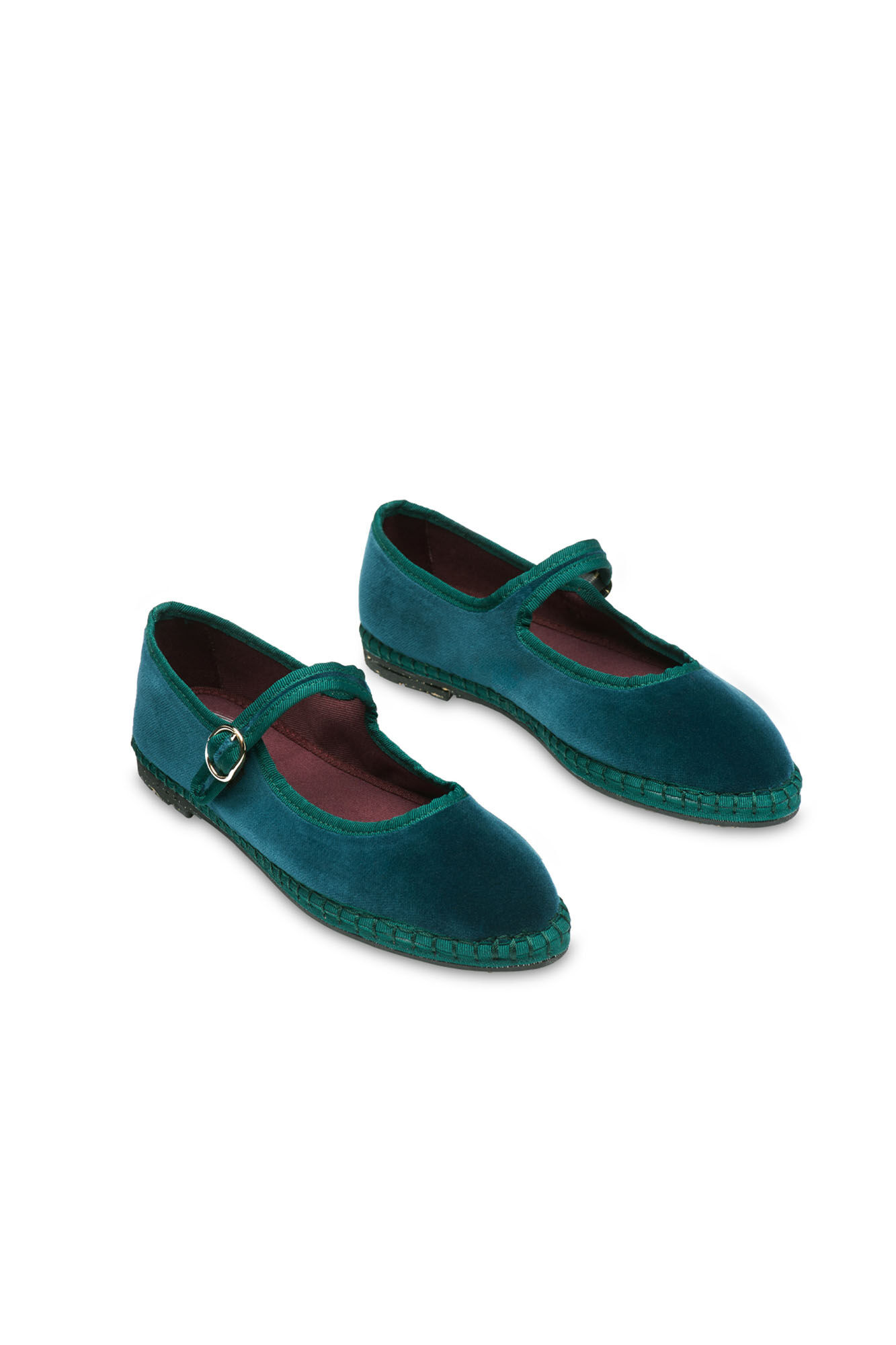 Flabelus Veludo Mary Janes
