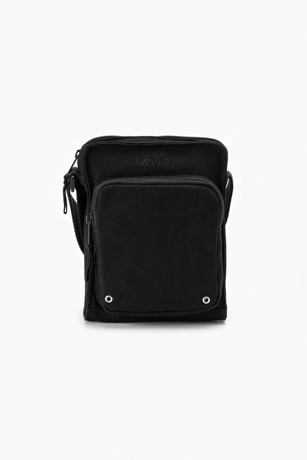 Levi's Bolsa pequena de ombro com fecho-éclair Preto