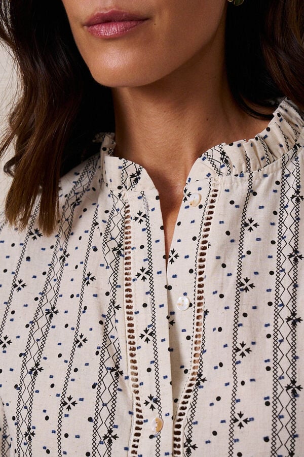 Polín Et Moi Blusa bordada Debi Tostado