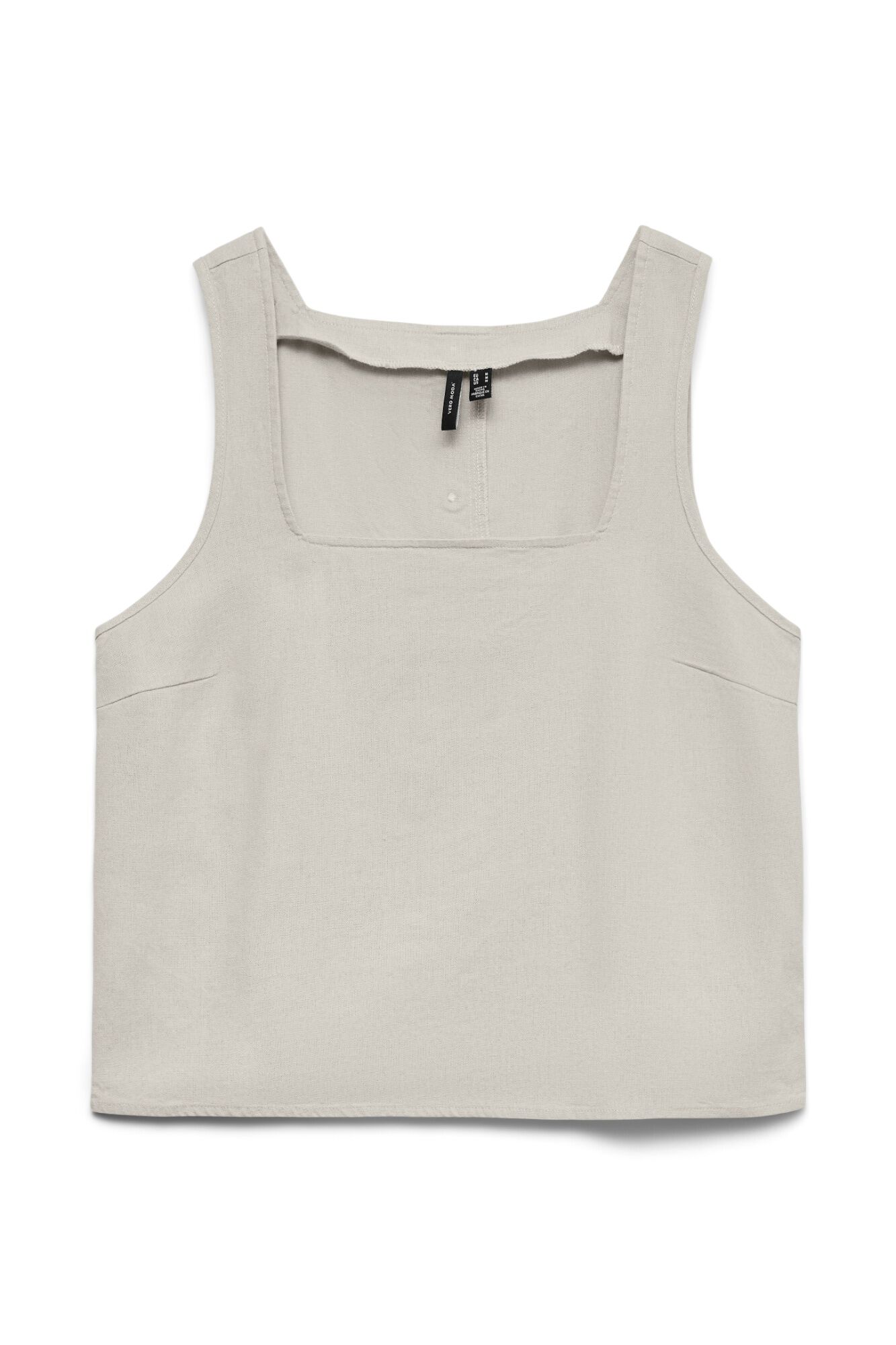 Vero Moda Top cropped tejido lino