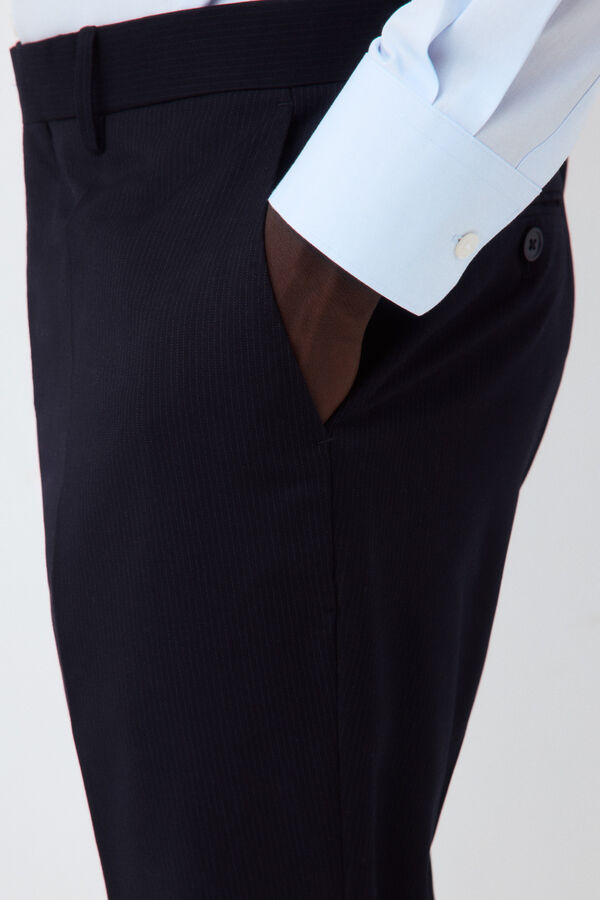 Cortefiel Striped trousers Serie XXI Navy