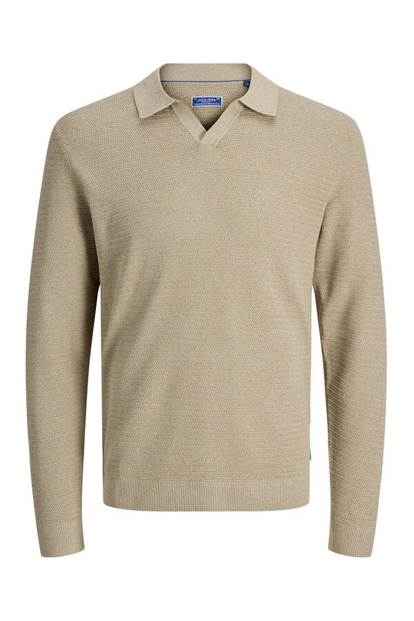 Jack & Jones Camisola descontra&iacute;da em malha Dourado