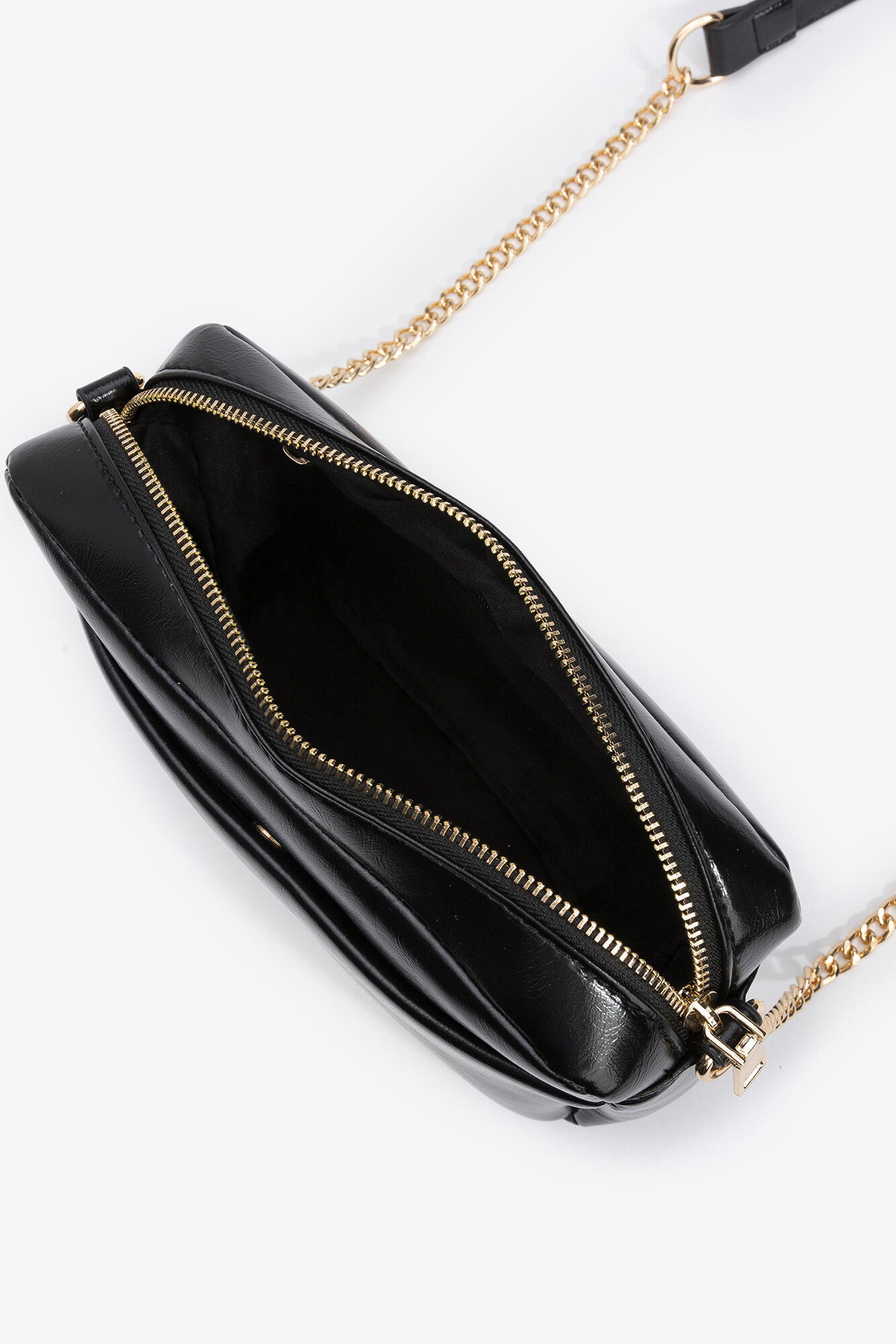 Plain black crossbody bag clearance