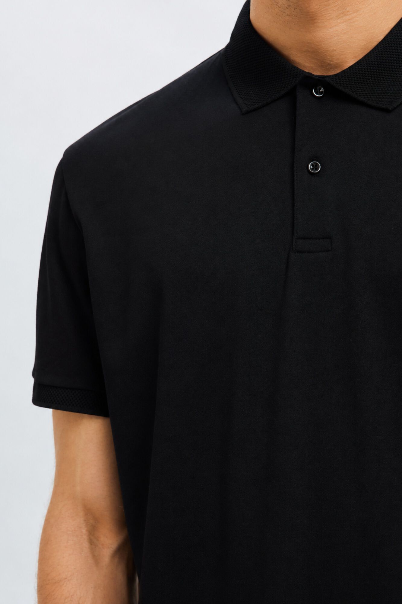 Selected Polo b&aacute;sico piqu&eacute;