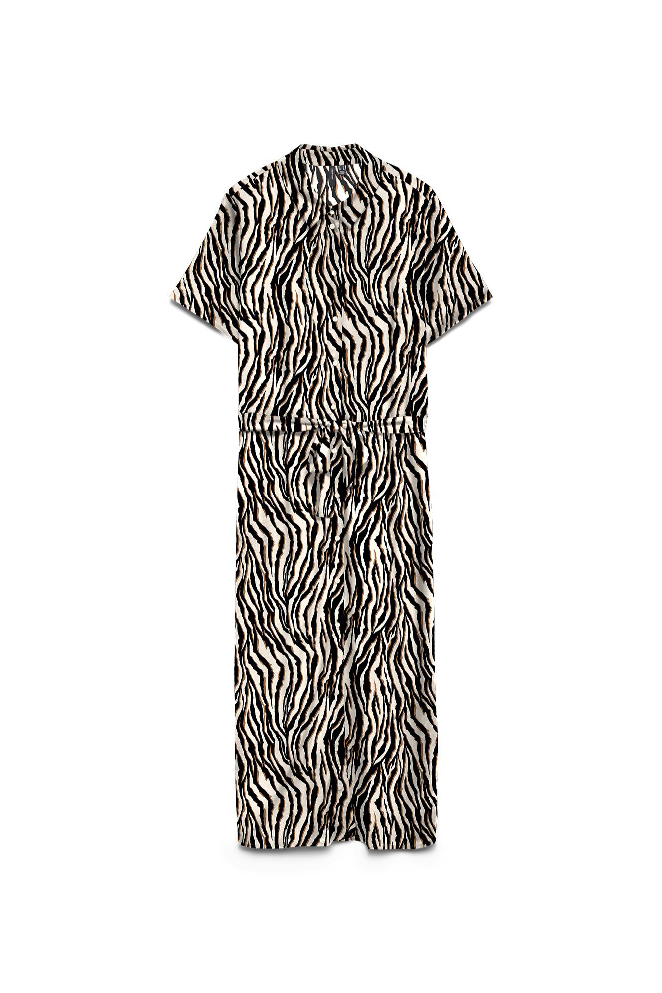 Vero Moda Vestido midi estampado de manga curta