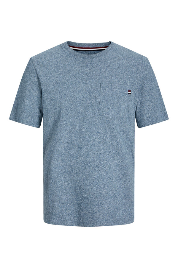 Cortefiel T-shirt padrão fit Azul