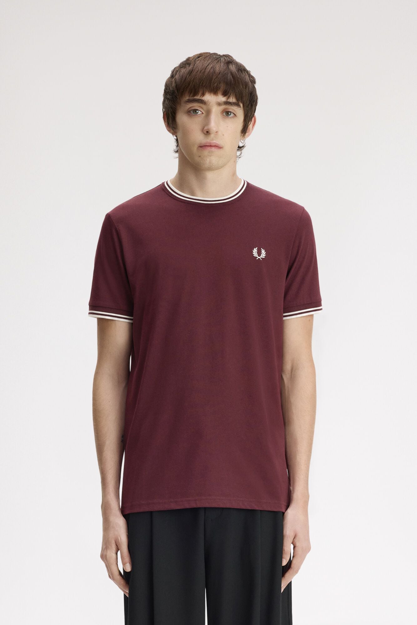 Fred Perry Camiseta lisa manga corta